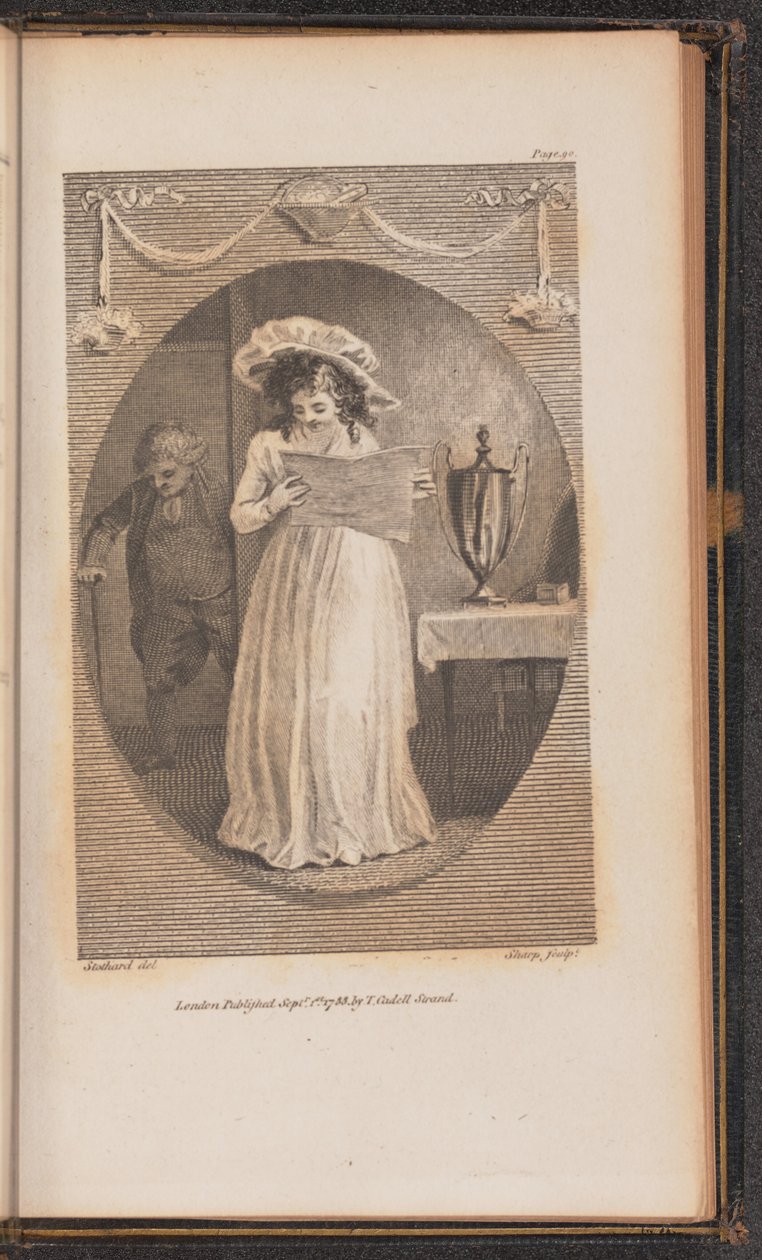Kanto IV için İllüstrasyon by William Sharp after Thomas Stothard