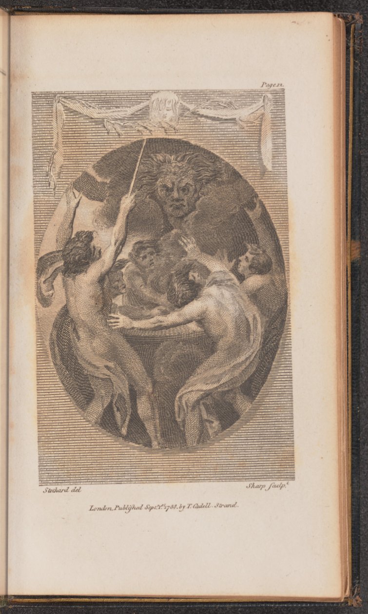 Kanto I için İllüstrasyon by William Sharp after Thomas Stothard