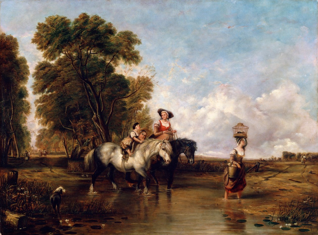 Bir Ford sayesinde, 19. yüzyıl by William Shayer