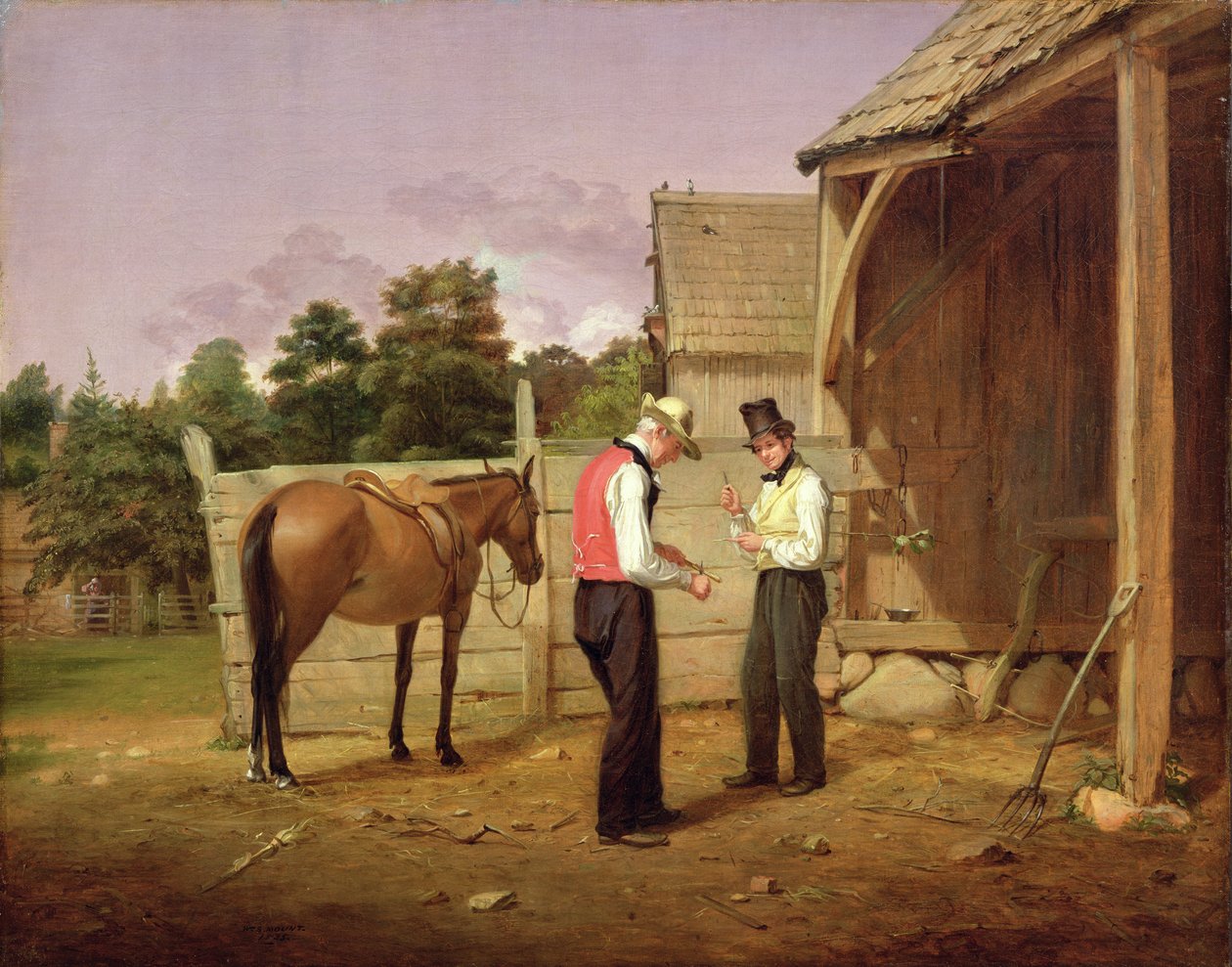 At Pazarlığı, 1835 by William Sidney Mount