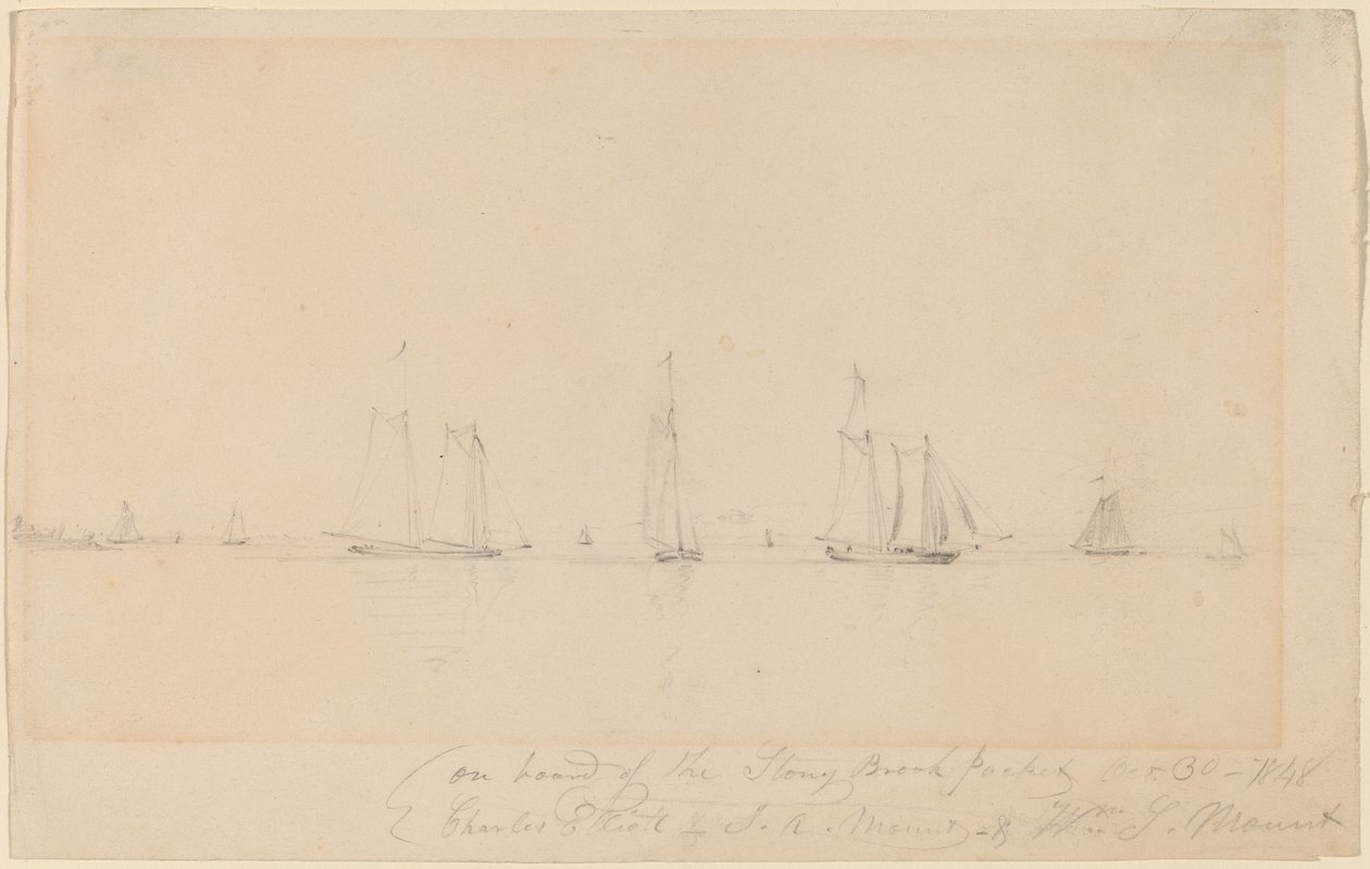 Stony Brook Paketinin Gemisinde by William Sidney Mount