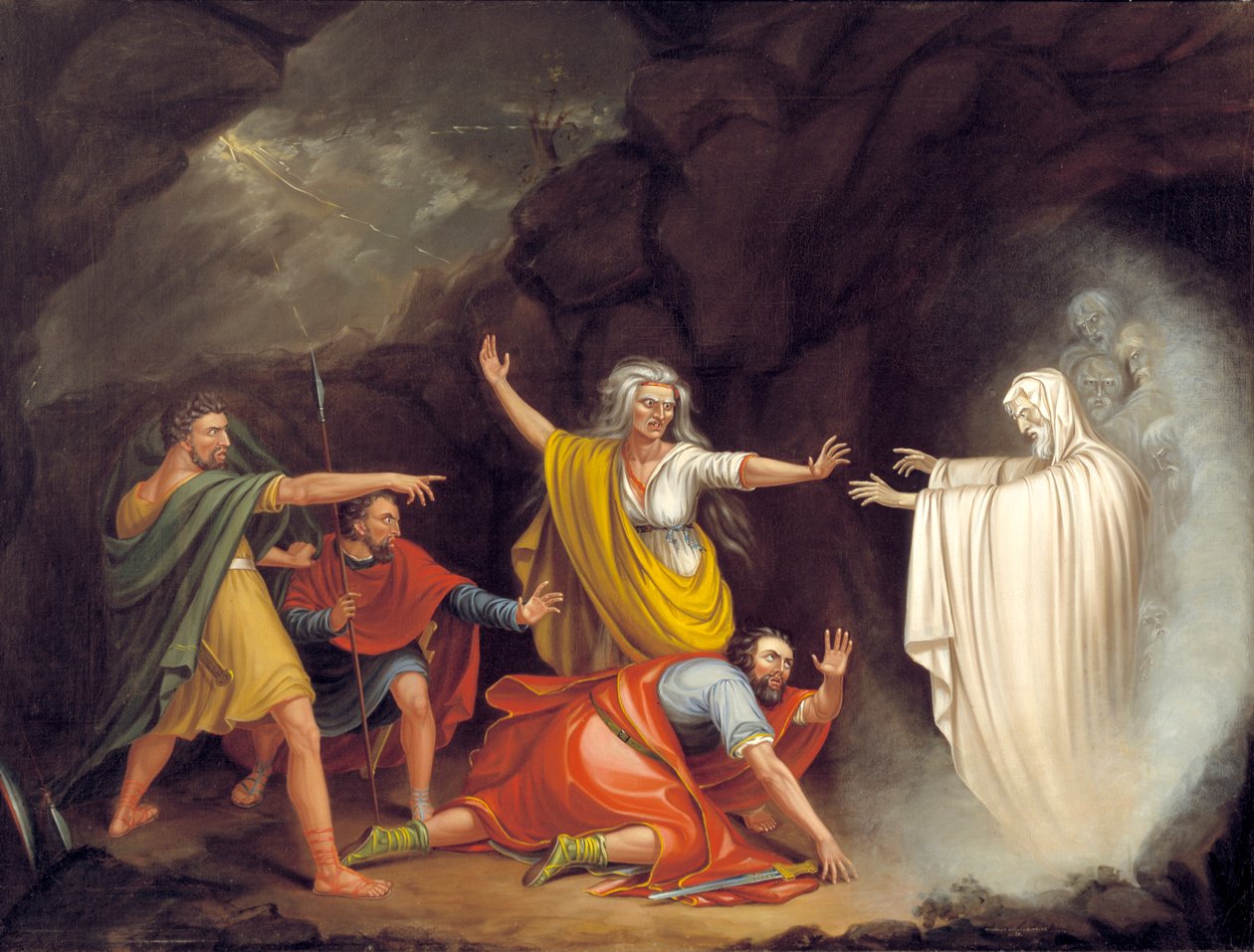 Saul ve Endor Cadısı, 1828. by William Sidney Mount