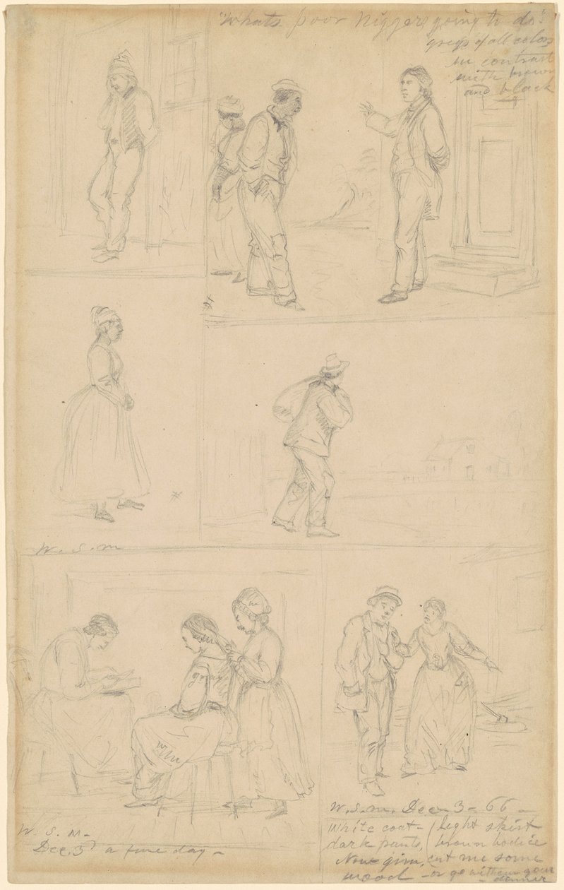 Figür Grupları Çalışmaları by William Sidney Mount