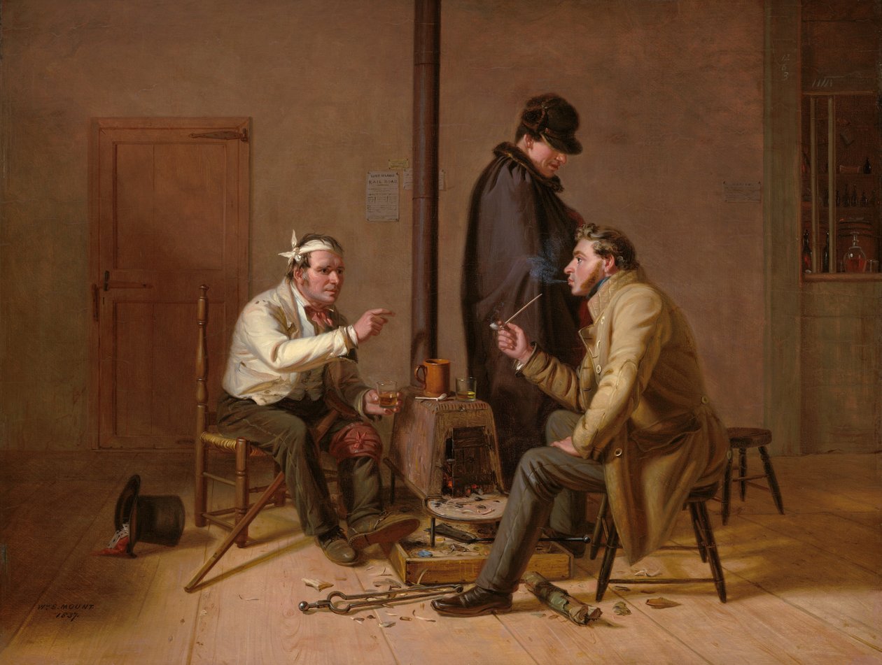Zor Hikaye - Bir Ülke Tavernasında Sahne, 1837. by William Sidney Mount