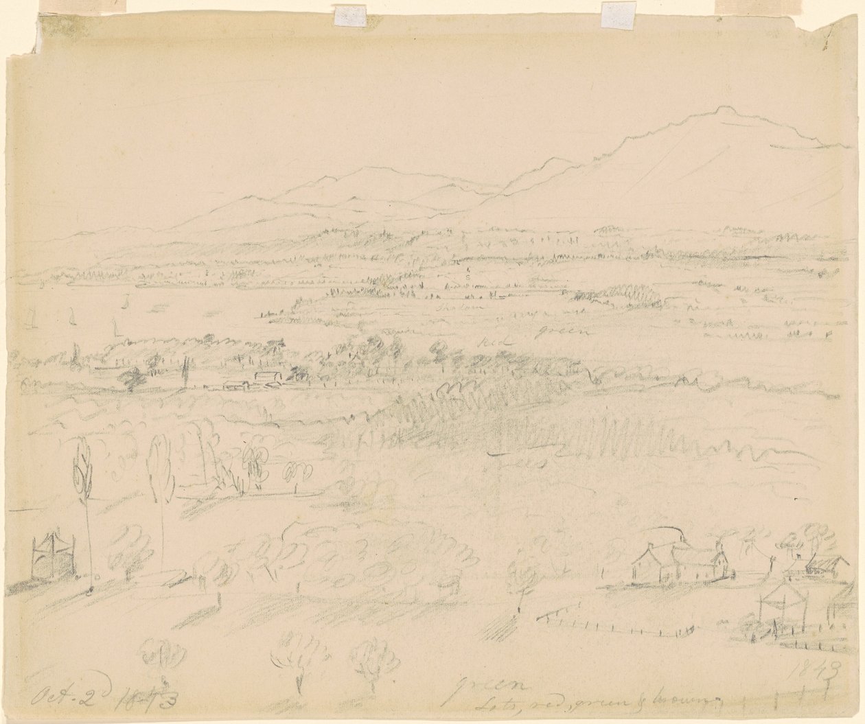 Nehir ve Dağları ile Vadi by William Sidney Mount