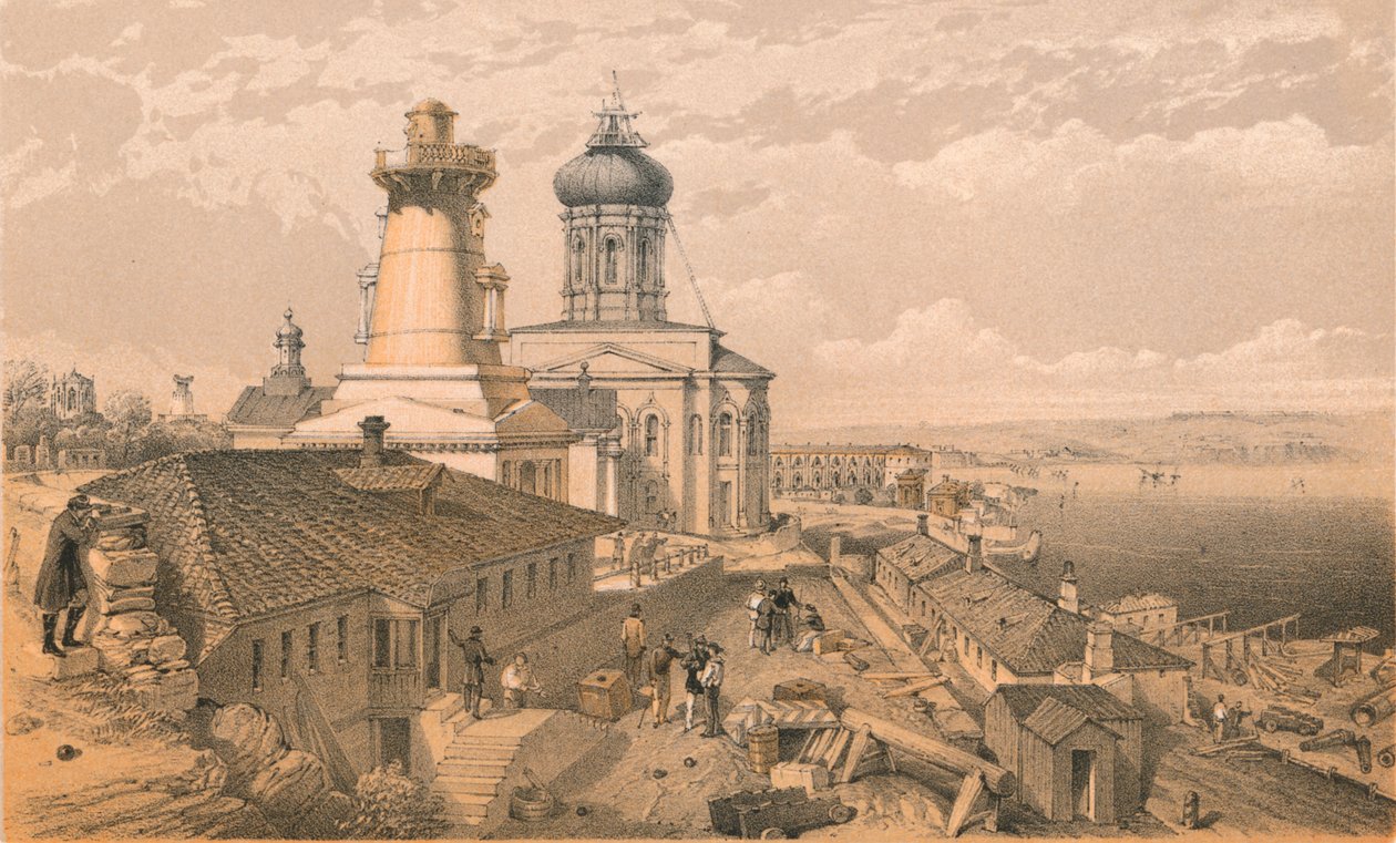 Amirallik, Sivastopol, 1856 by William Crimea Simpson