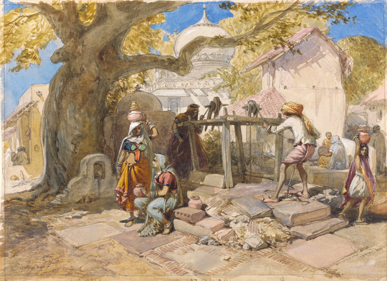 Köy Kuyusu by William Simpson