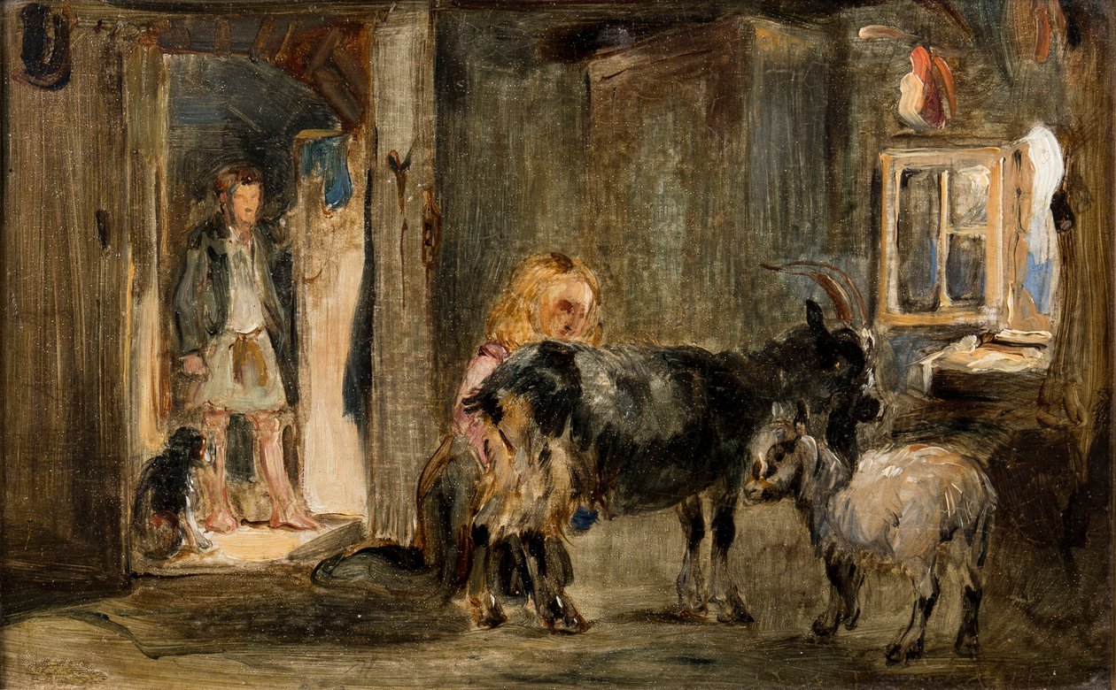 Keçi Sürüleri Kulübesi Çalışması, 1832 by William Simson