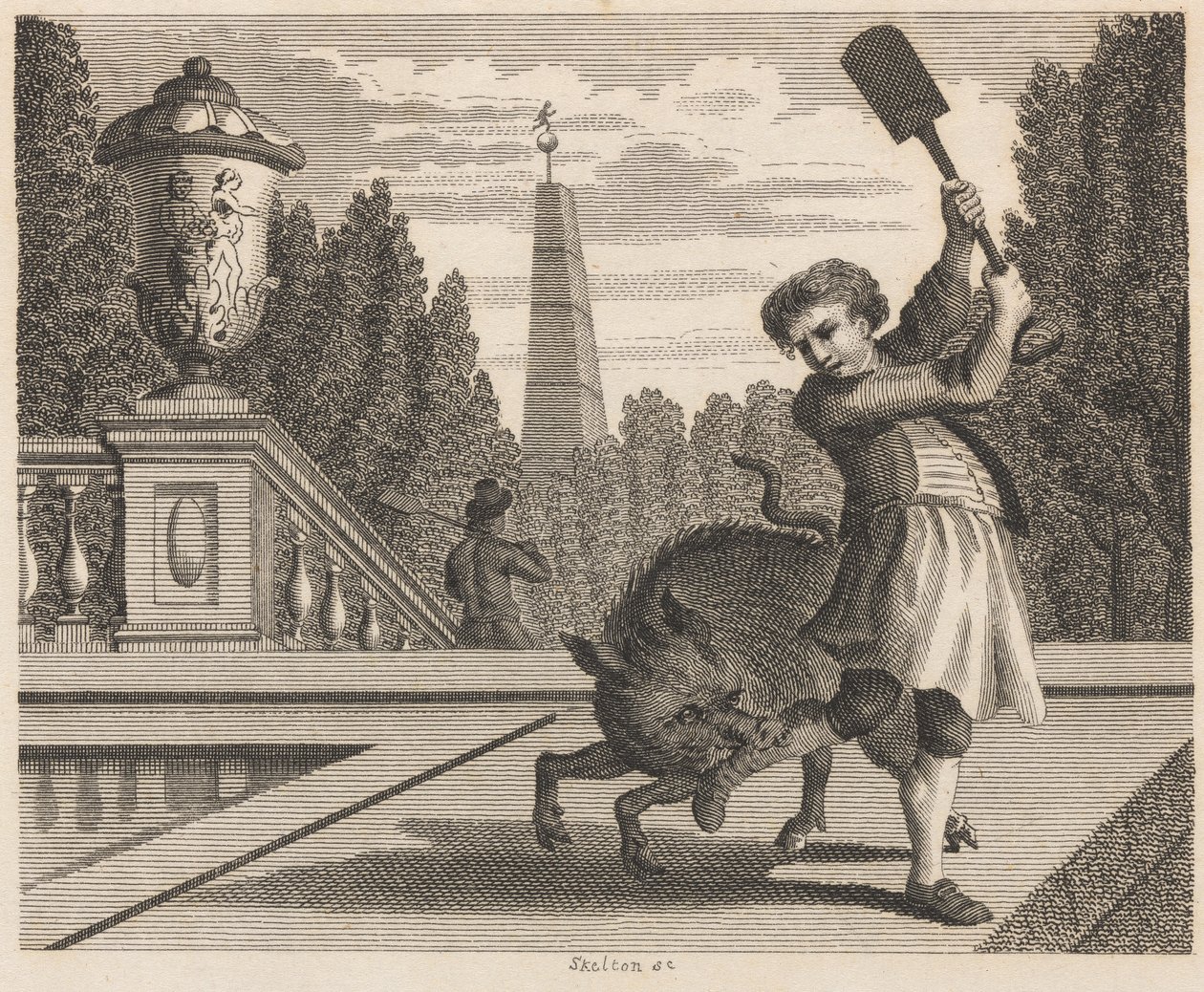 Bahçıvan ve Domuz by William Skelton