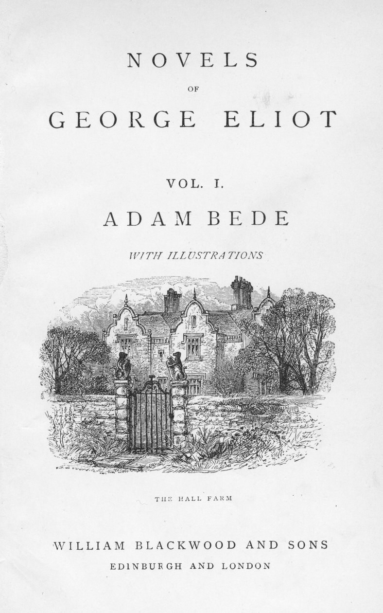 George Eliot tarafından yazılan Adam Bede