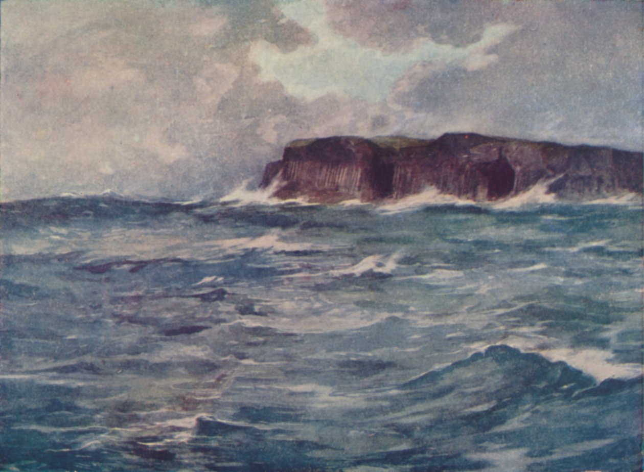 Staffa ve Mağaraları, 1910 by William Smith