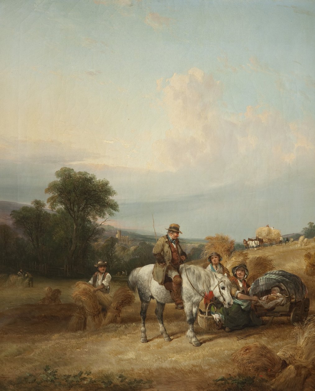 hasat sahnesi by William Snr. Shayer