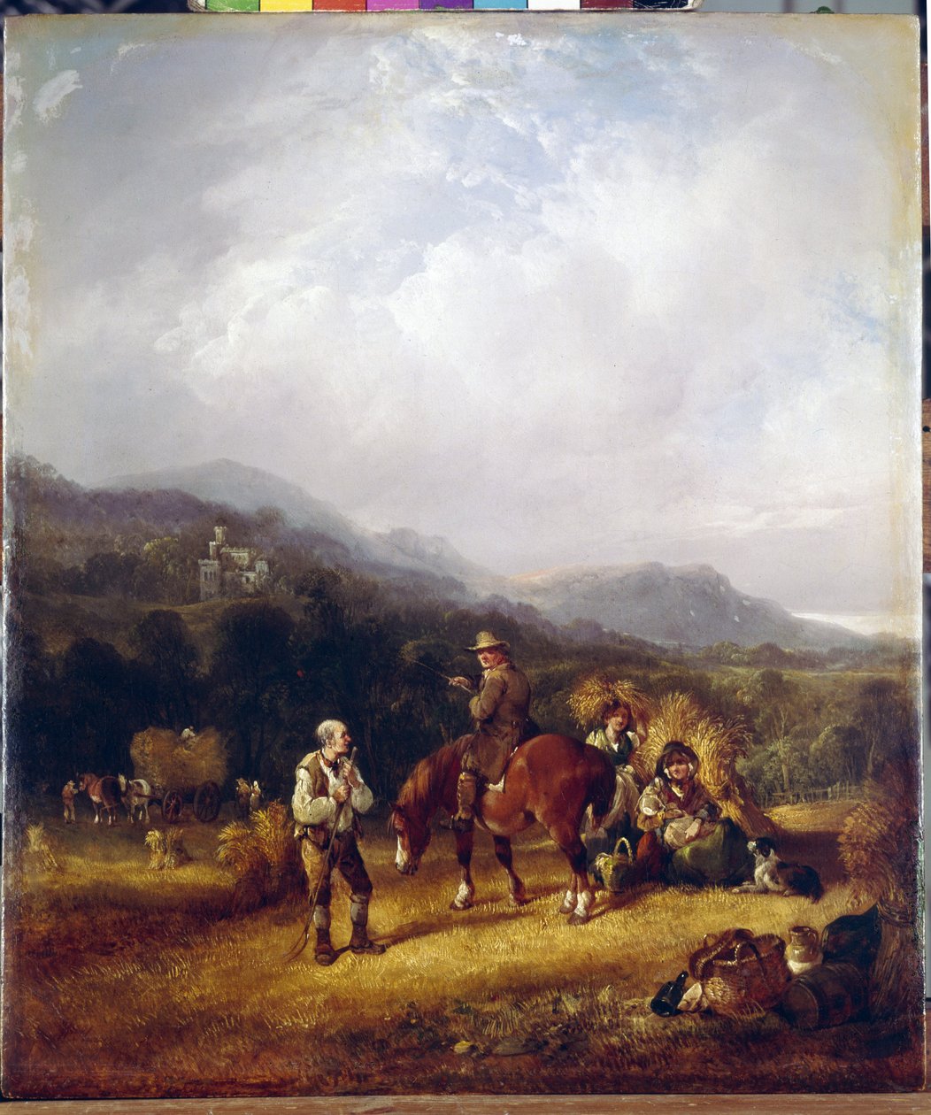 Buğday hasadı. William I Shayer