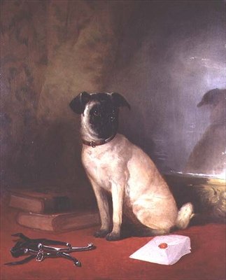 Yansıma - Bir Pug Portresi by William Snr. Shayer