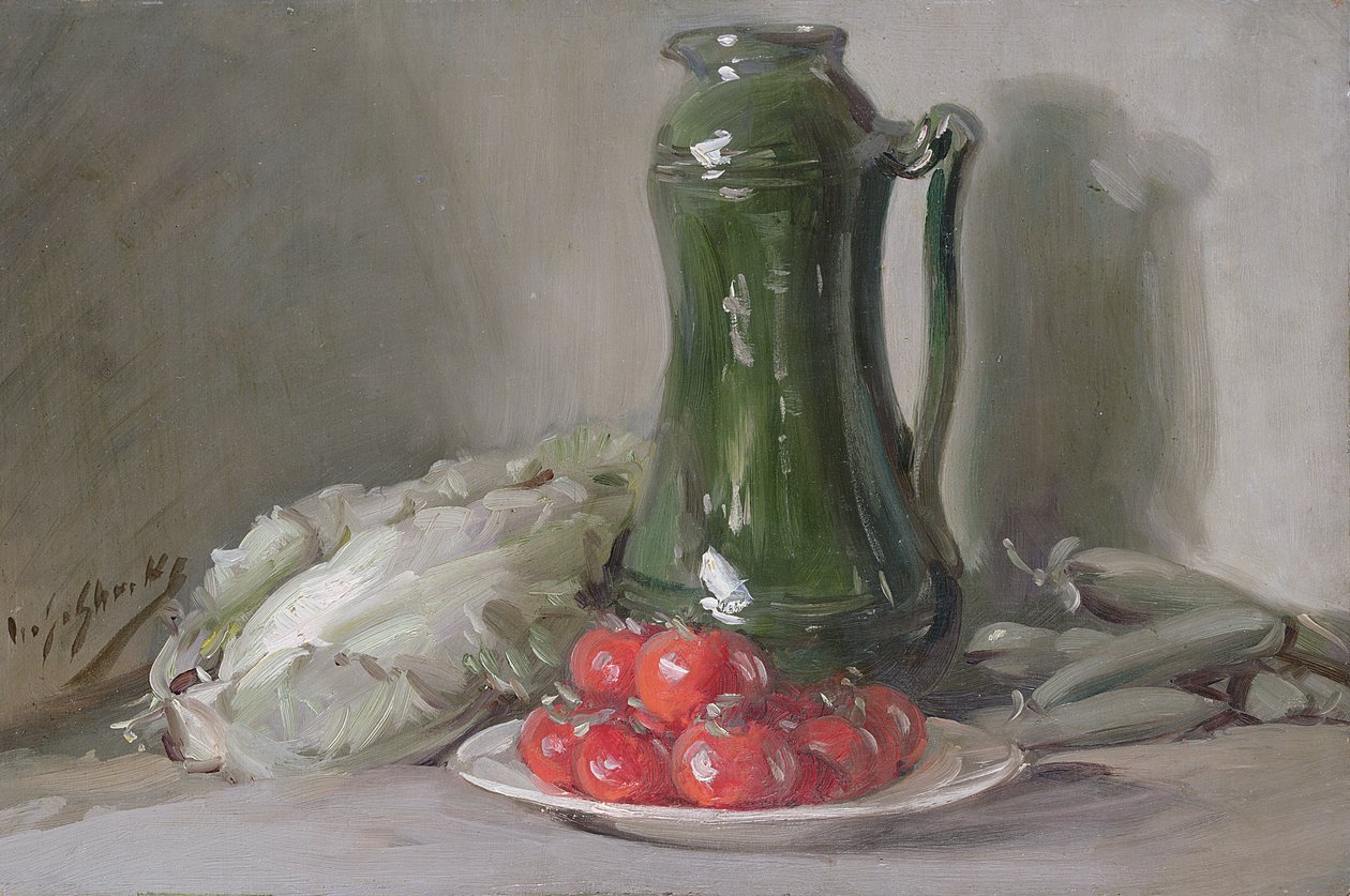 Natürmort (gemide yağ) by William Somerville Shanks