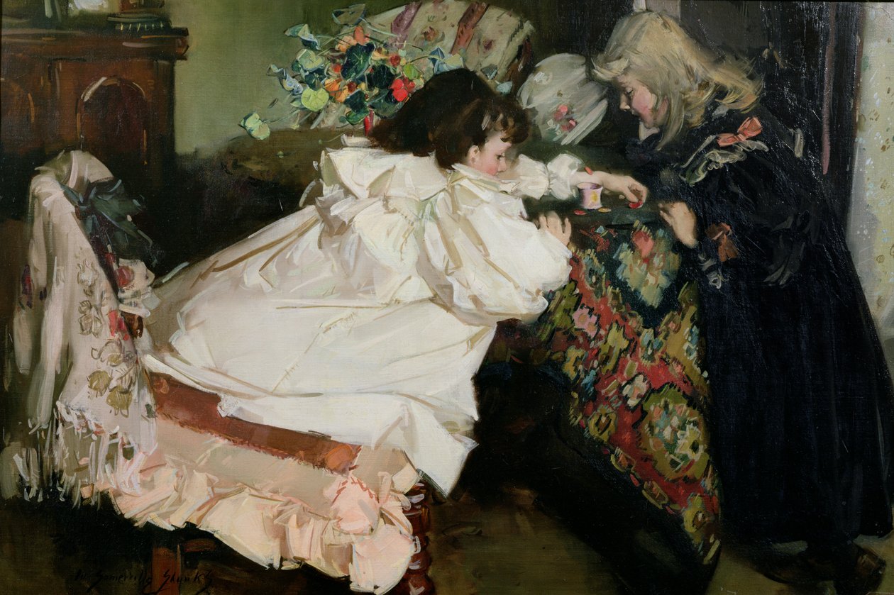 Tiddleywinks by William Somerville Shanks
