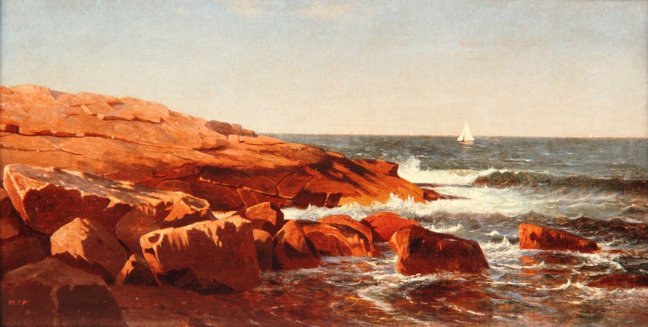 Kayalık Sahil, 1862 by William Stanley Haseltine