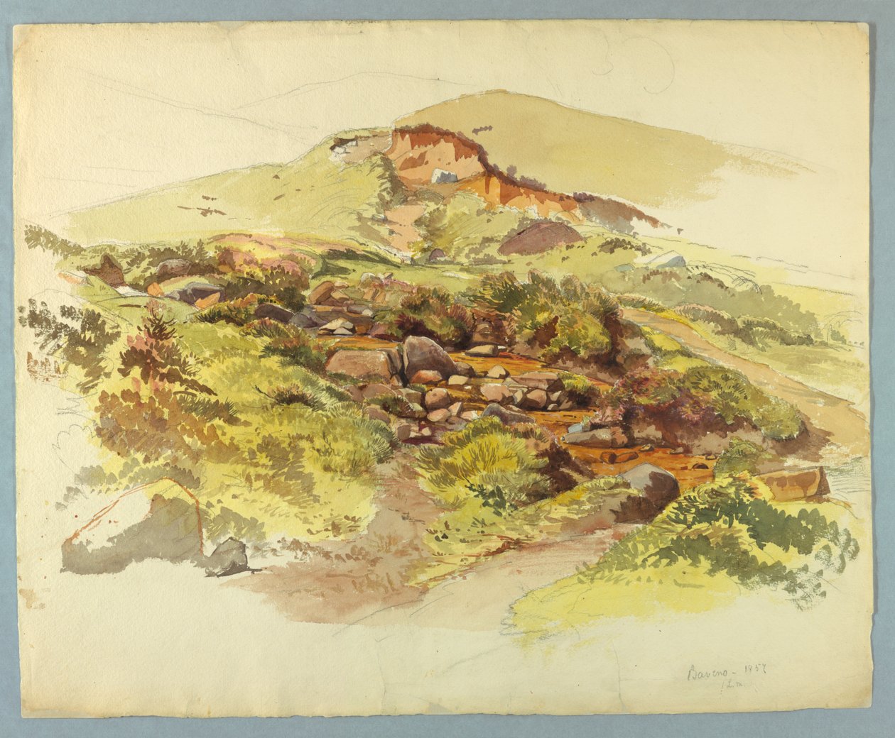 Peyzaj çalışması, Baveno, Lago Maggiore, İtalya by William Stanley Haseltine