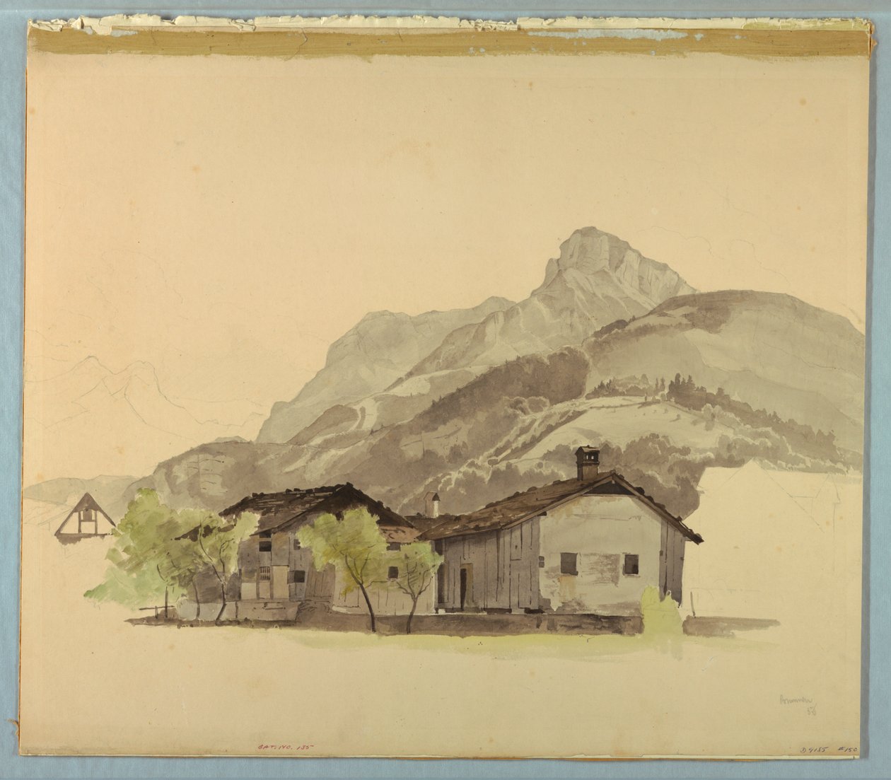 Peyzaj çalışması, Brunnen, İsviçre by William Stanley Haseltine