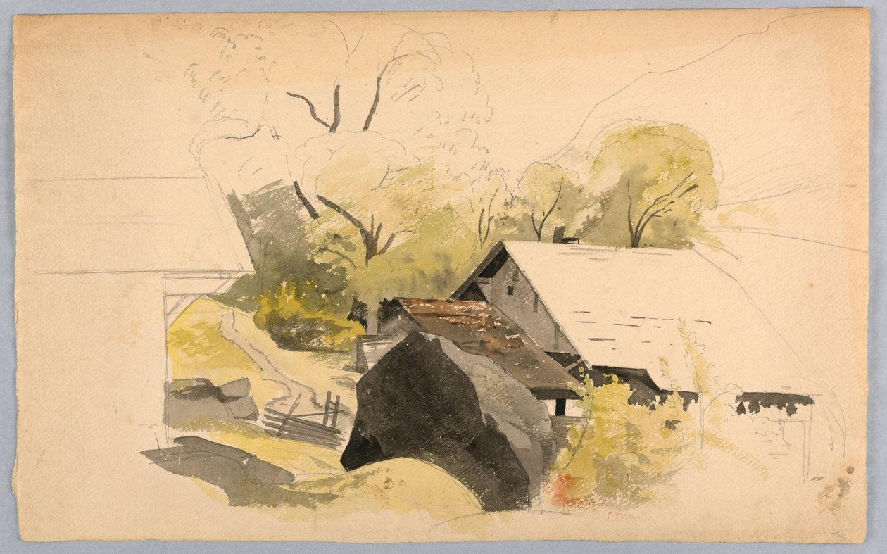 Peyzaj çalışması, İsviçre by William Stanley Haseltine