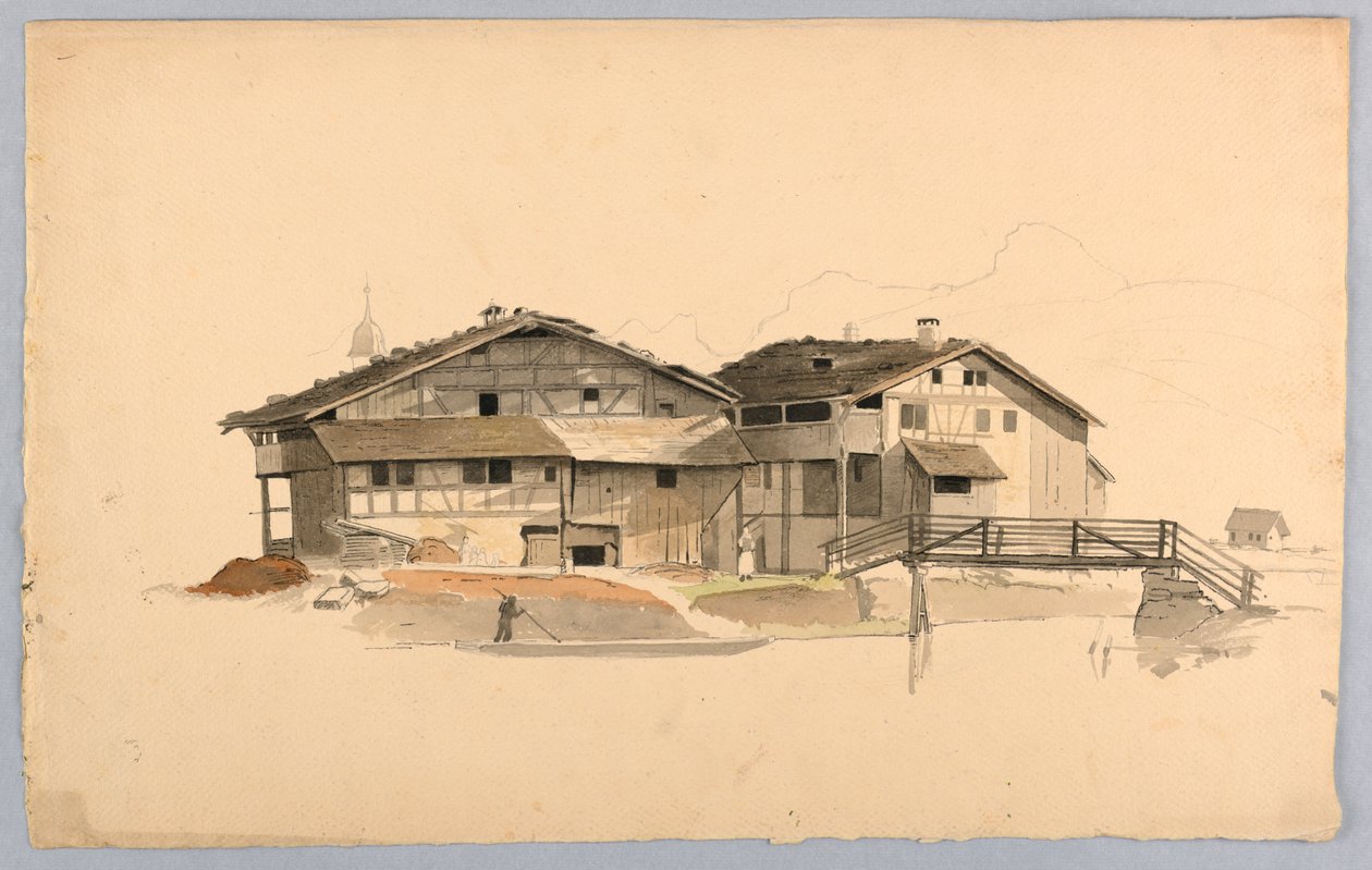 Peyzaj çalışması, İsviçre by William Stanley Haseltine