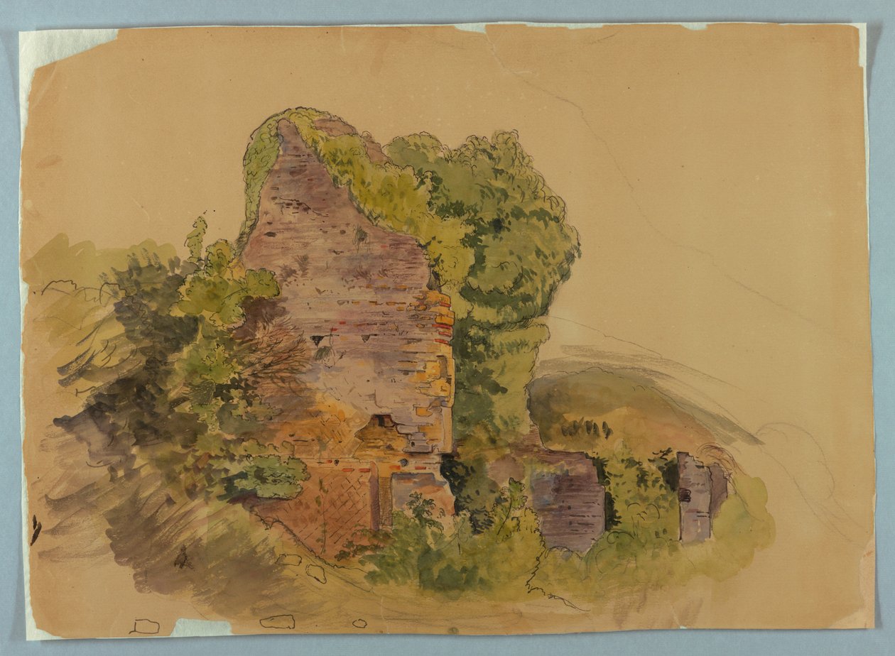 Kule Üssü, Ormandaki Harabelerin Kroki by William Stanley Haseltine