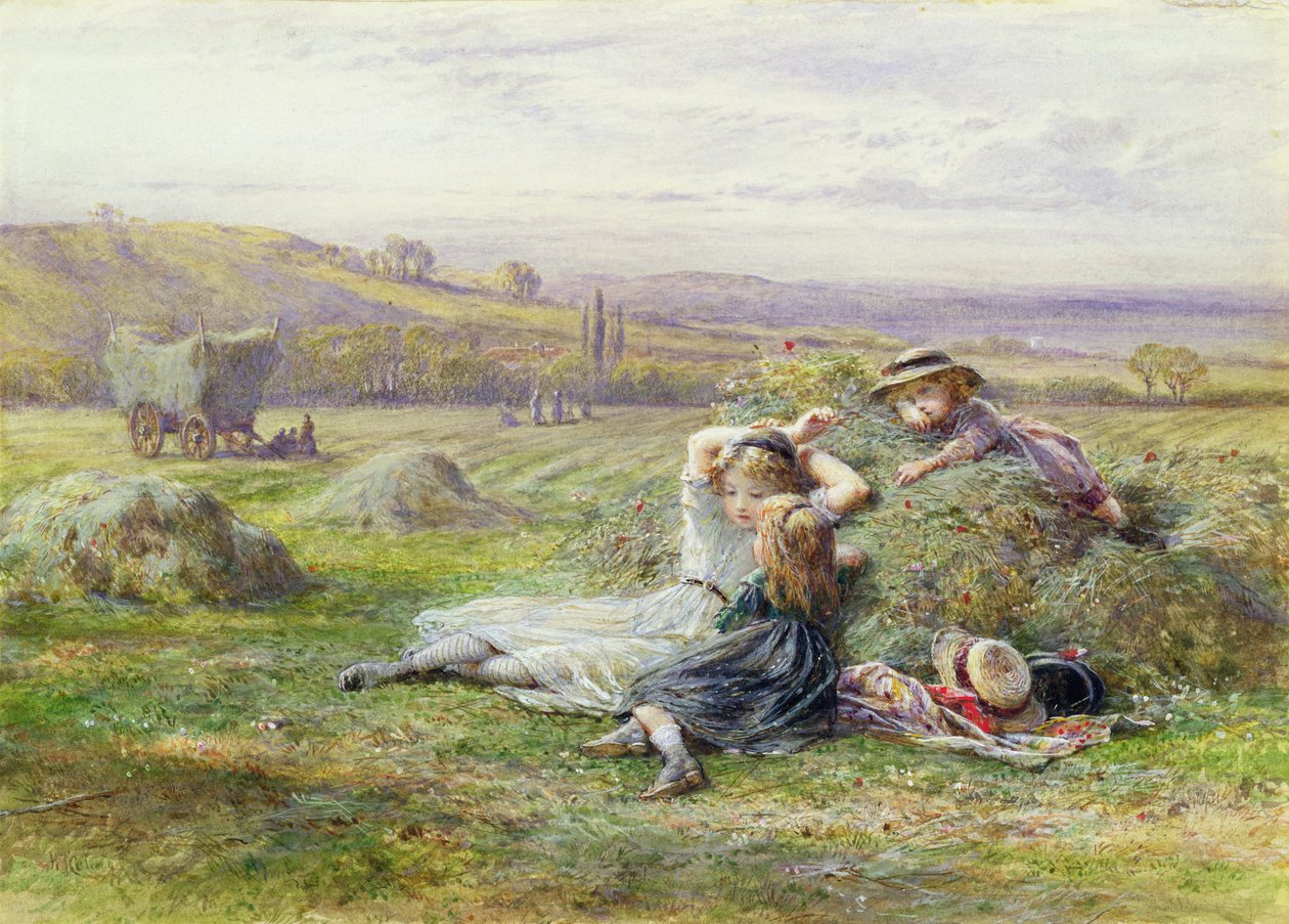 Dinlenme (kağıt üzerinde wc) by William Stephen Coleman
