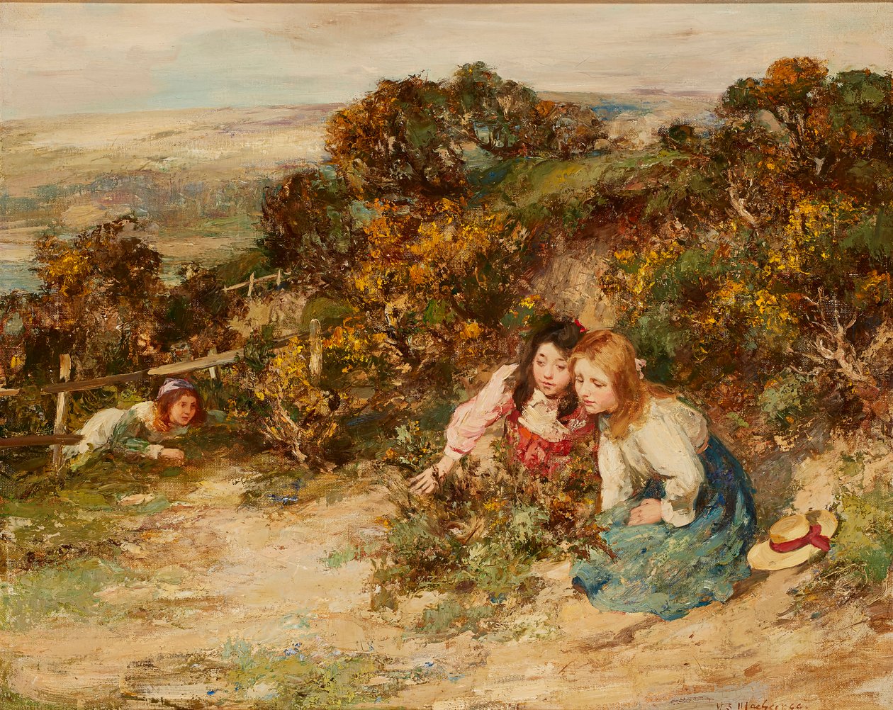 Hazine Avı (tuval üzerine yağlı boya) by William Stewart MacGeorge