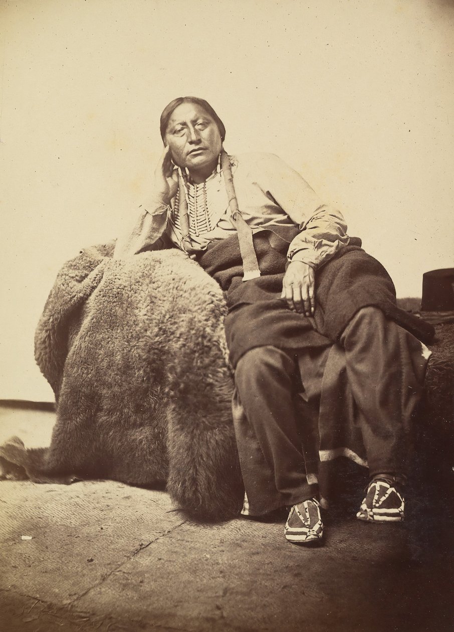 Ma-ni-mic, Cheyenne Şefi, 1869-74. by William Stinson Soule