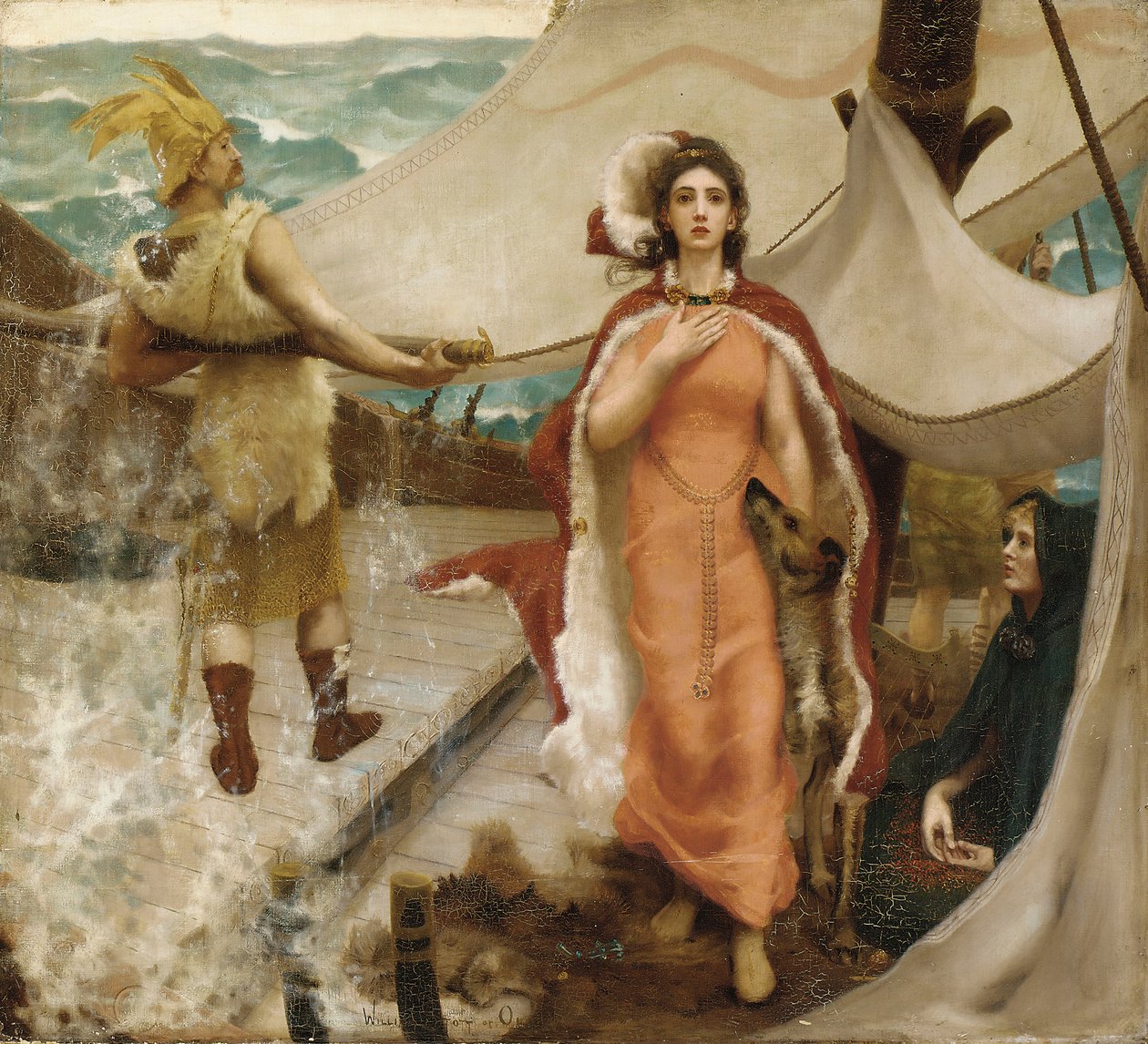 Kraliçe Iseult, 1891 by William Stott