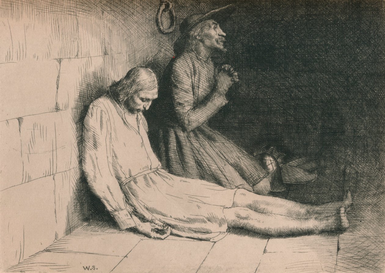Zindanda Hristiyan ve Umutlu, c1916 by William Strang