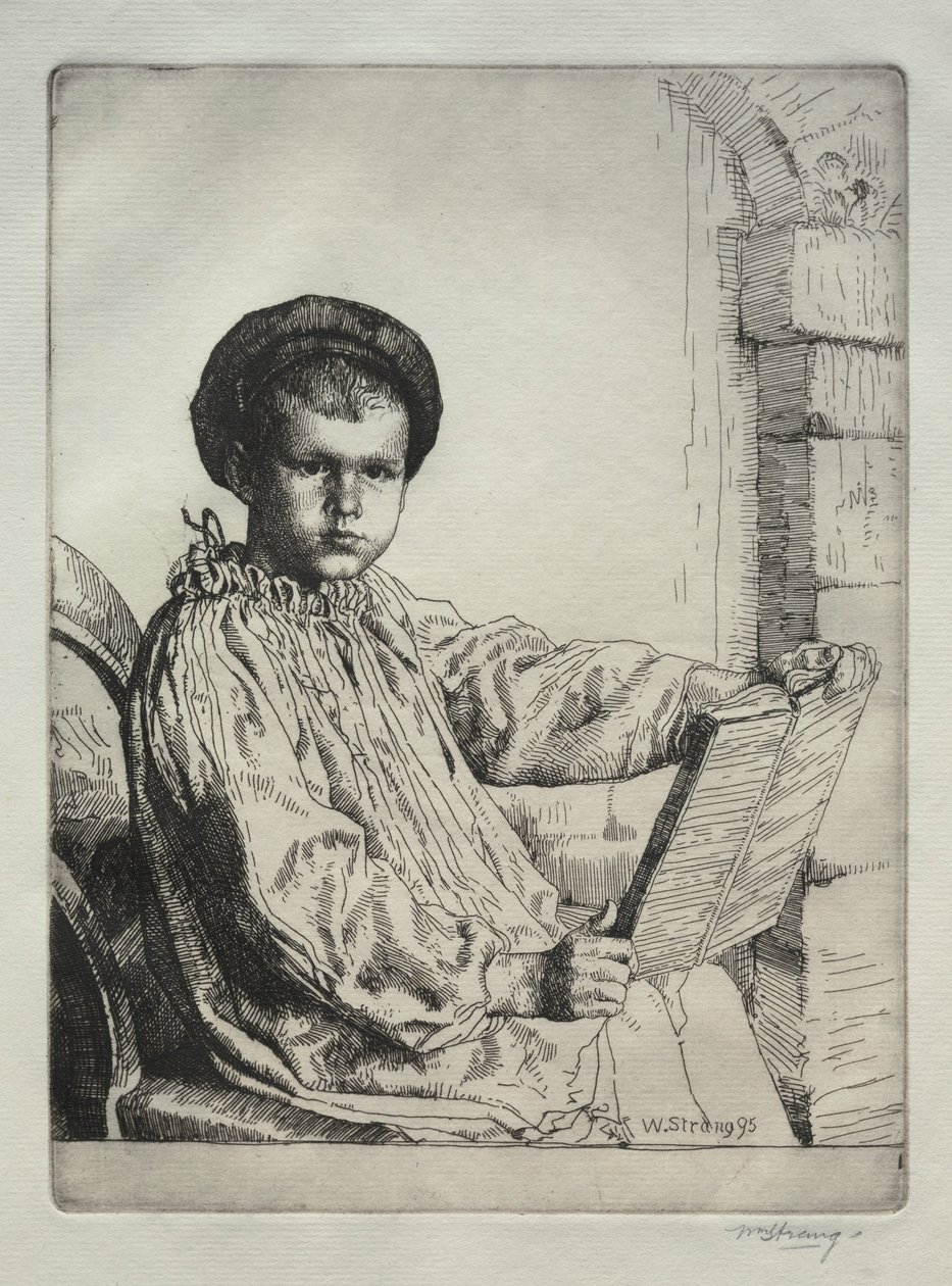 David R. Strang, 1895. by William Strang