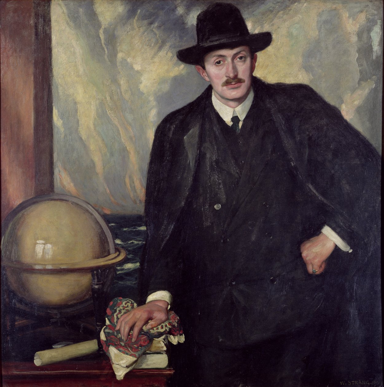John Masefield (1878-1967), 1909 by William Strang