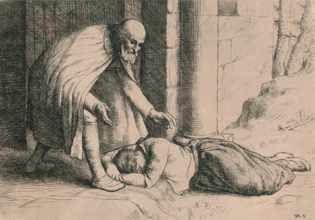 Merhamet Kapıdan Önce Bayıldı, c1916 by William Strang