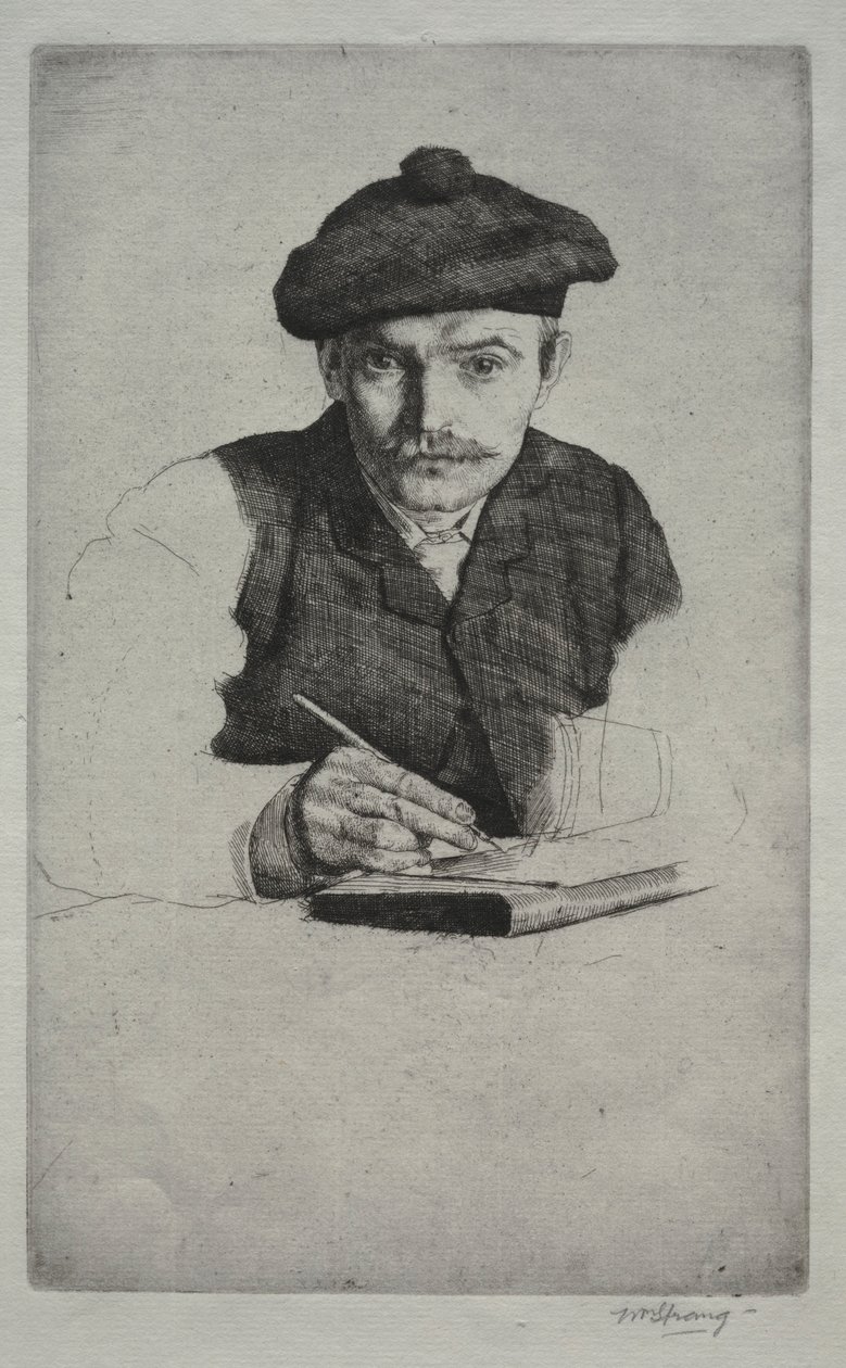 Otoportre, 1885. by William Strang