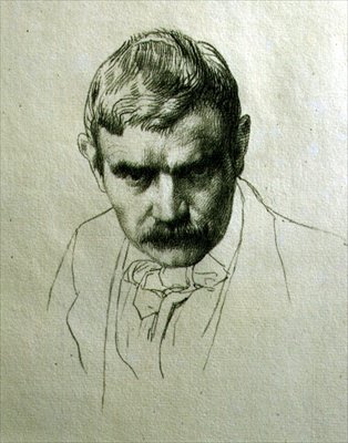 Otoportre, c.1895 (lito) by William Strang