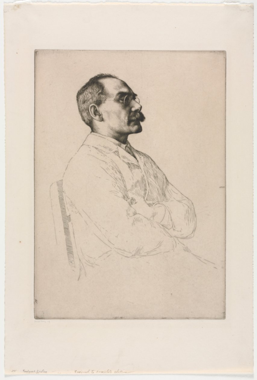 Sör Rudyard Kipling, 1898. by William Strang
