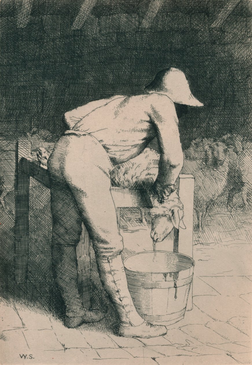 Kasap ve Koyun, c1916 by William Strang