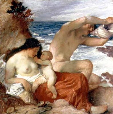 Balıkçı Evi, 20. yüzyıl (tuval üzerine yağlı boya) by William Strang