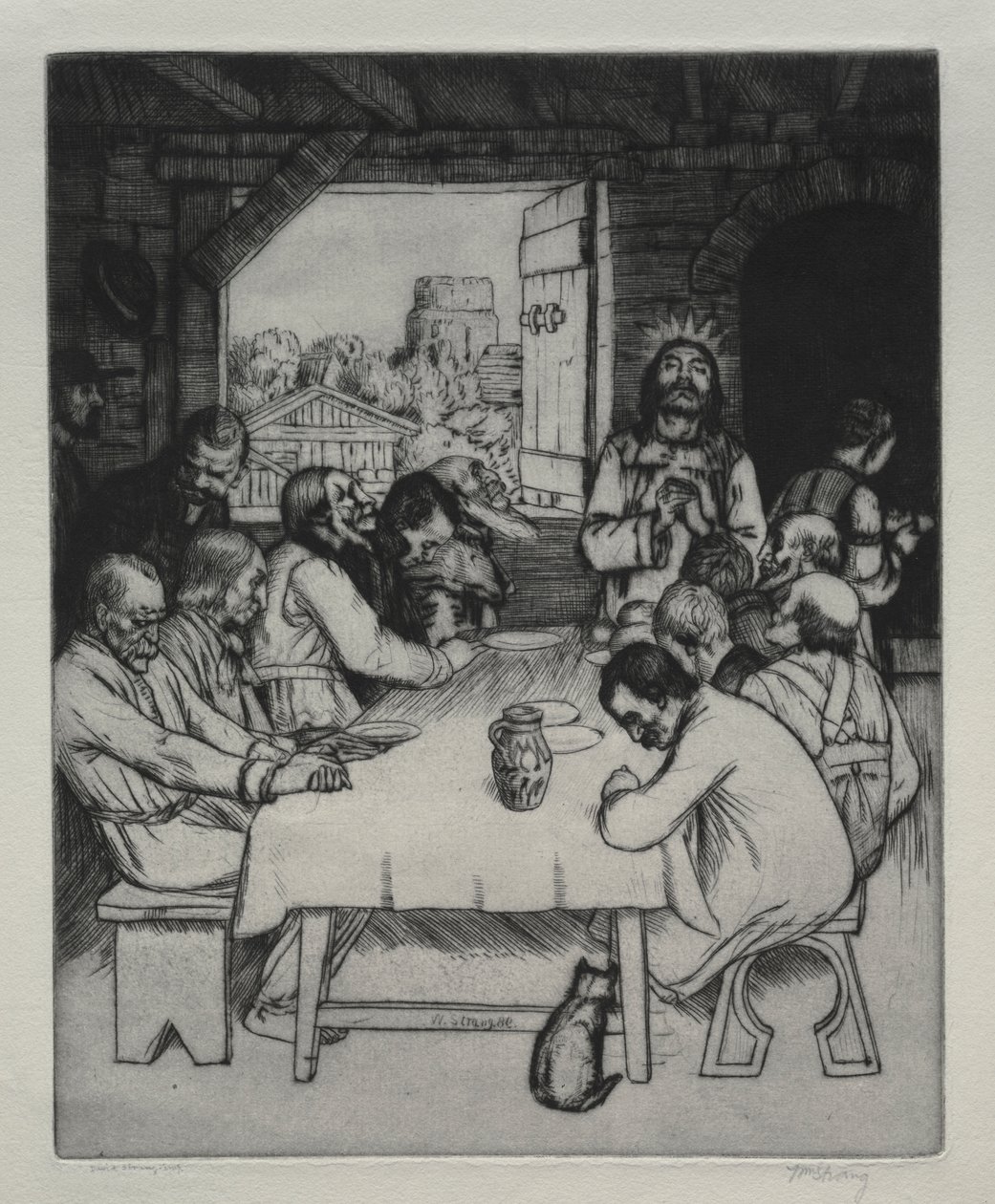 Son Akşam Yemeği by William Strang