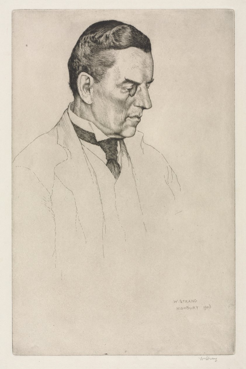 Çok Saygıdeğer Joseph Austen Chamberlain, 1903. by William Strang
