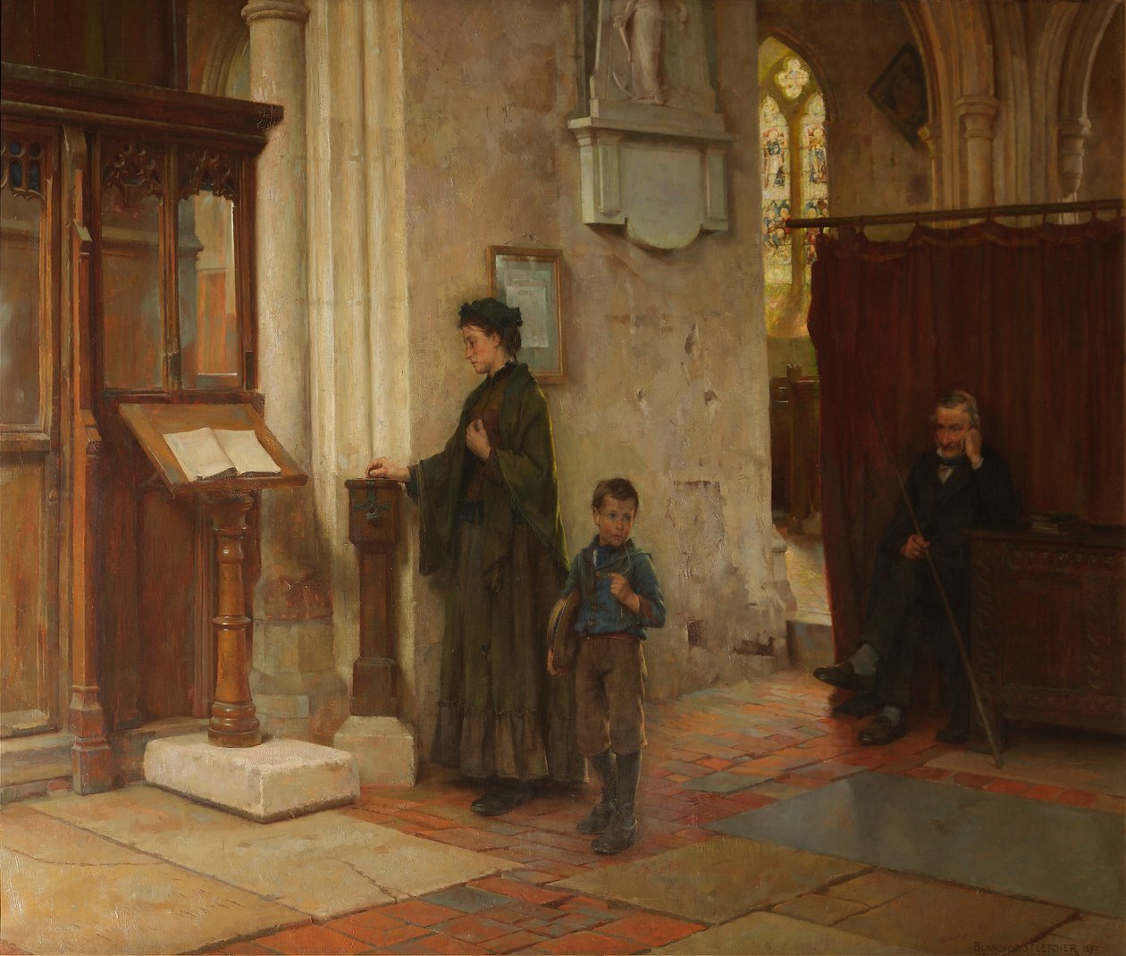 Dul Akarı, 1890 by William Teulon Blandford Fletcher
