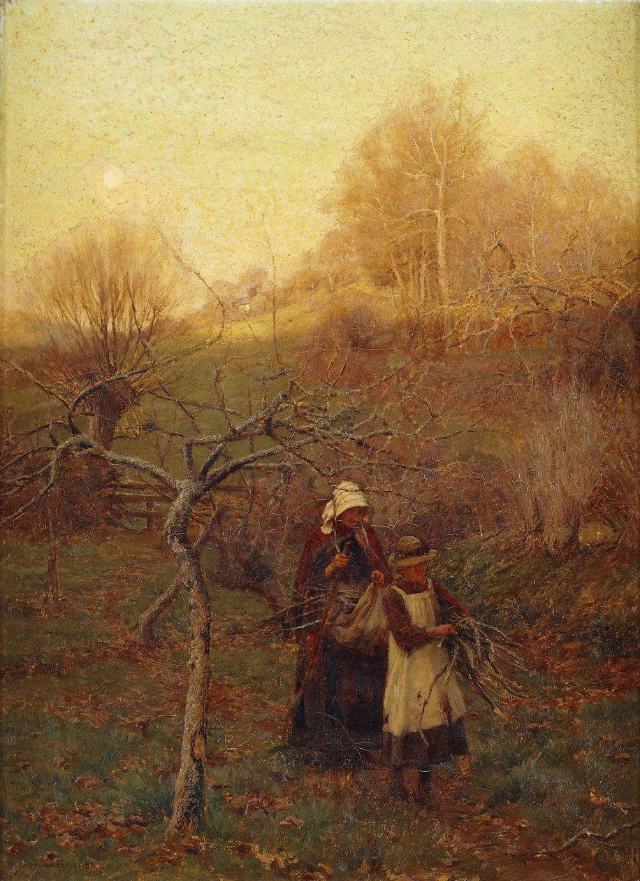 Akşam Güneşi Battığında by William Teulon Blandford Fletcher