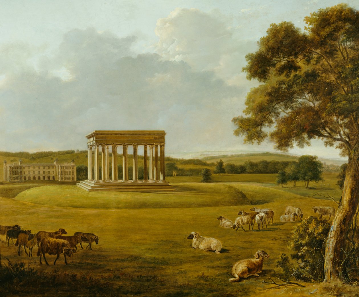 Audley End House, Saffron Walden, Essex, 18. yüzyıl by William Tomkins