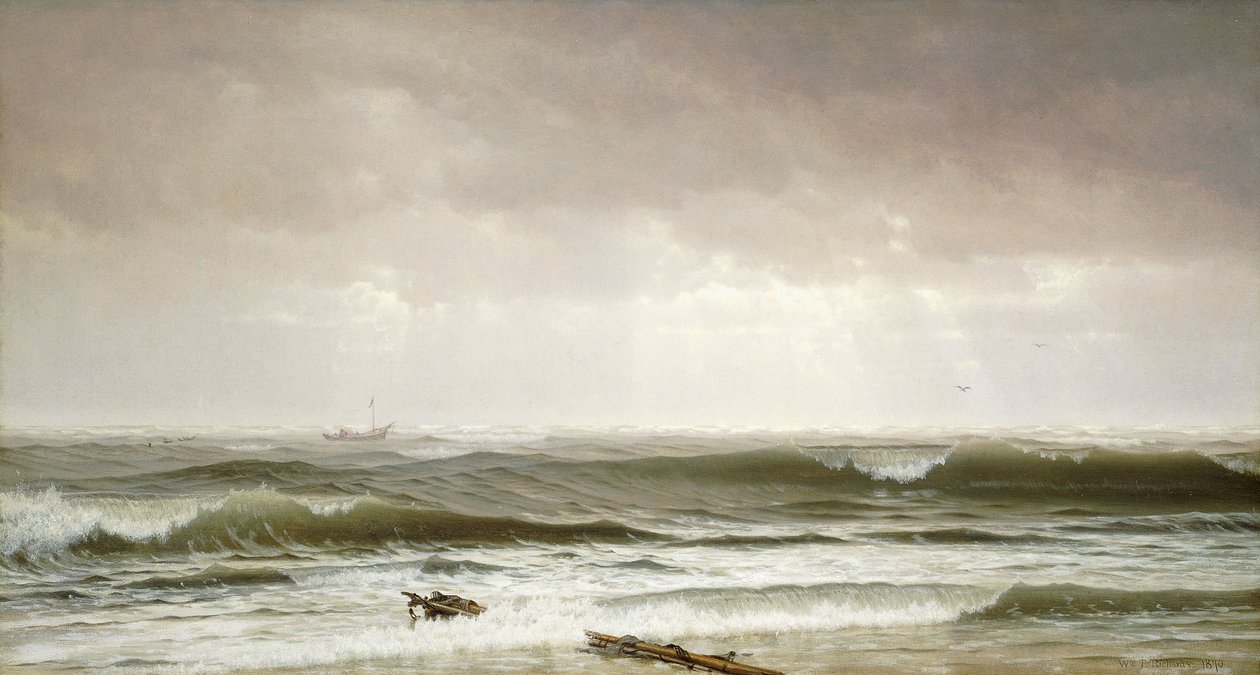 Kıyı Boyunca, 1870 by William Trost Richards
