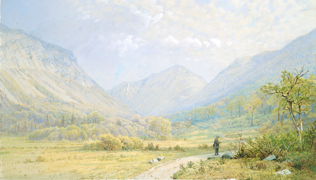 Frankonya Çentiği, New Hampshire, 1872. by William Trost Richards