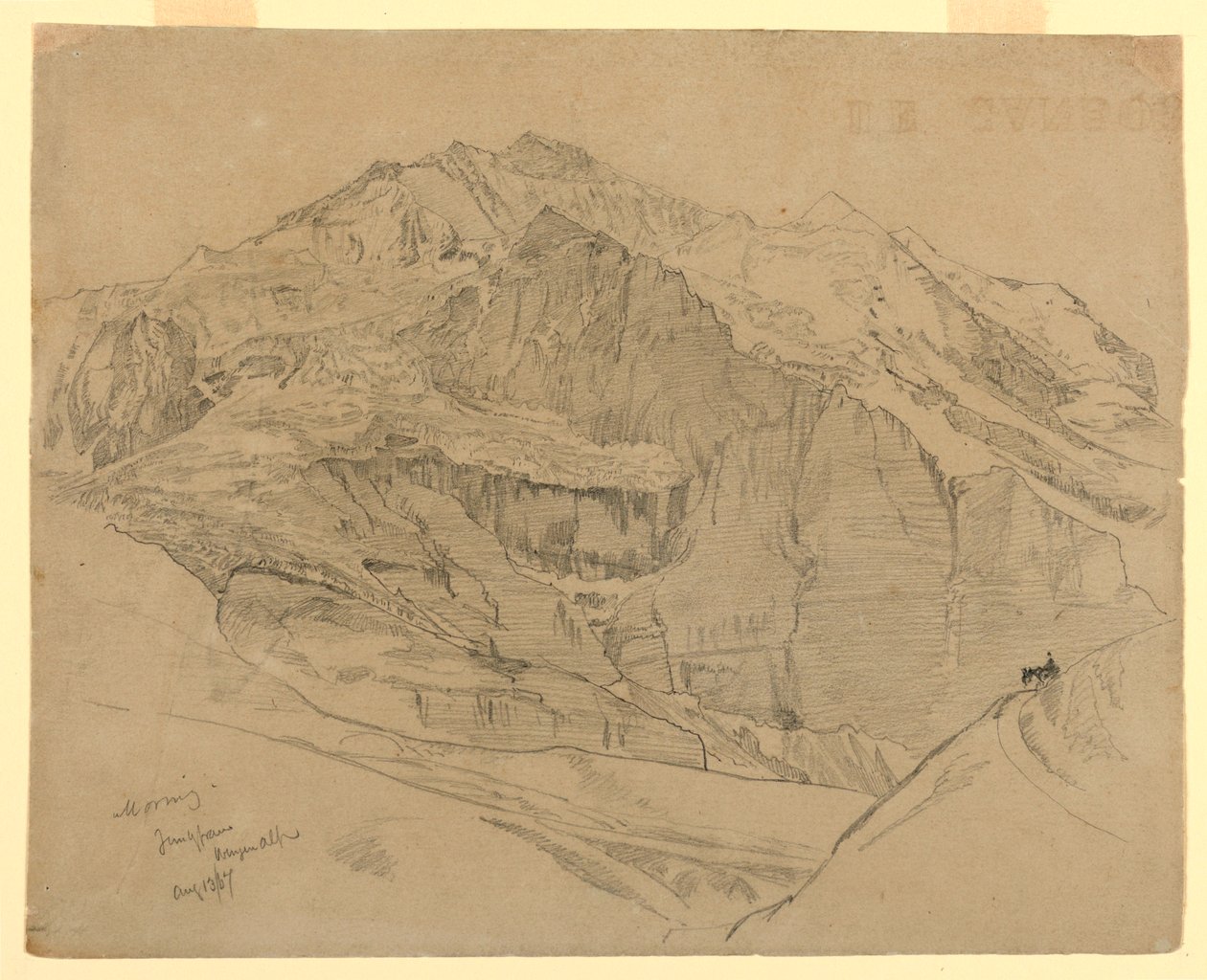 Manzara, Jungfrau, İsviçre by William Trost Richards