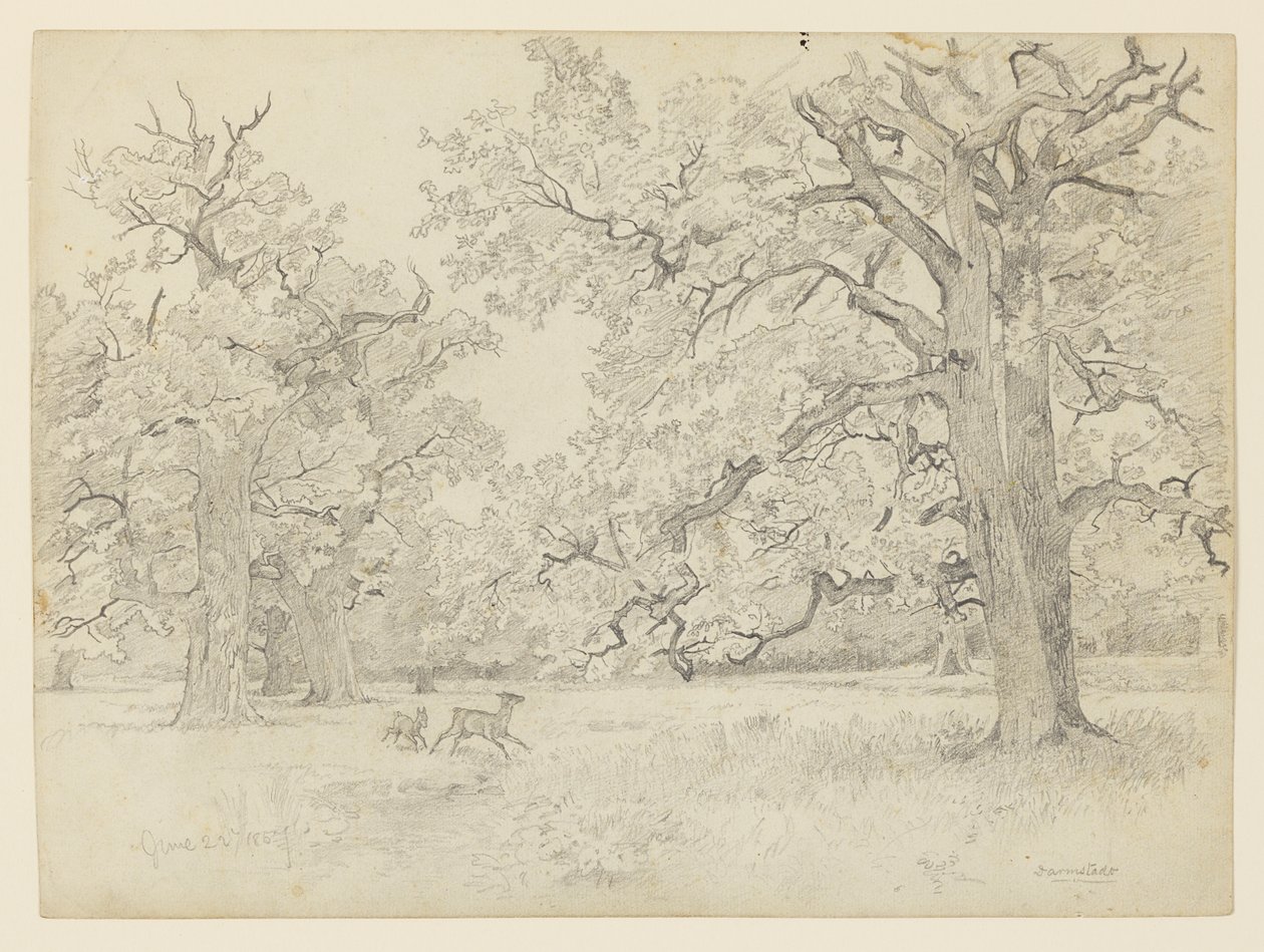 Manzara, Darmstadt, Almanya by William Trost Richards