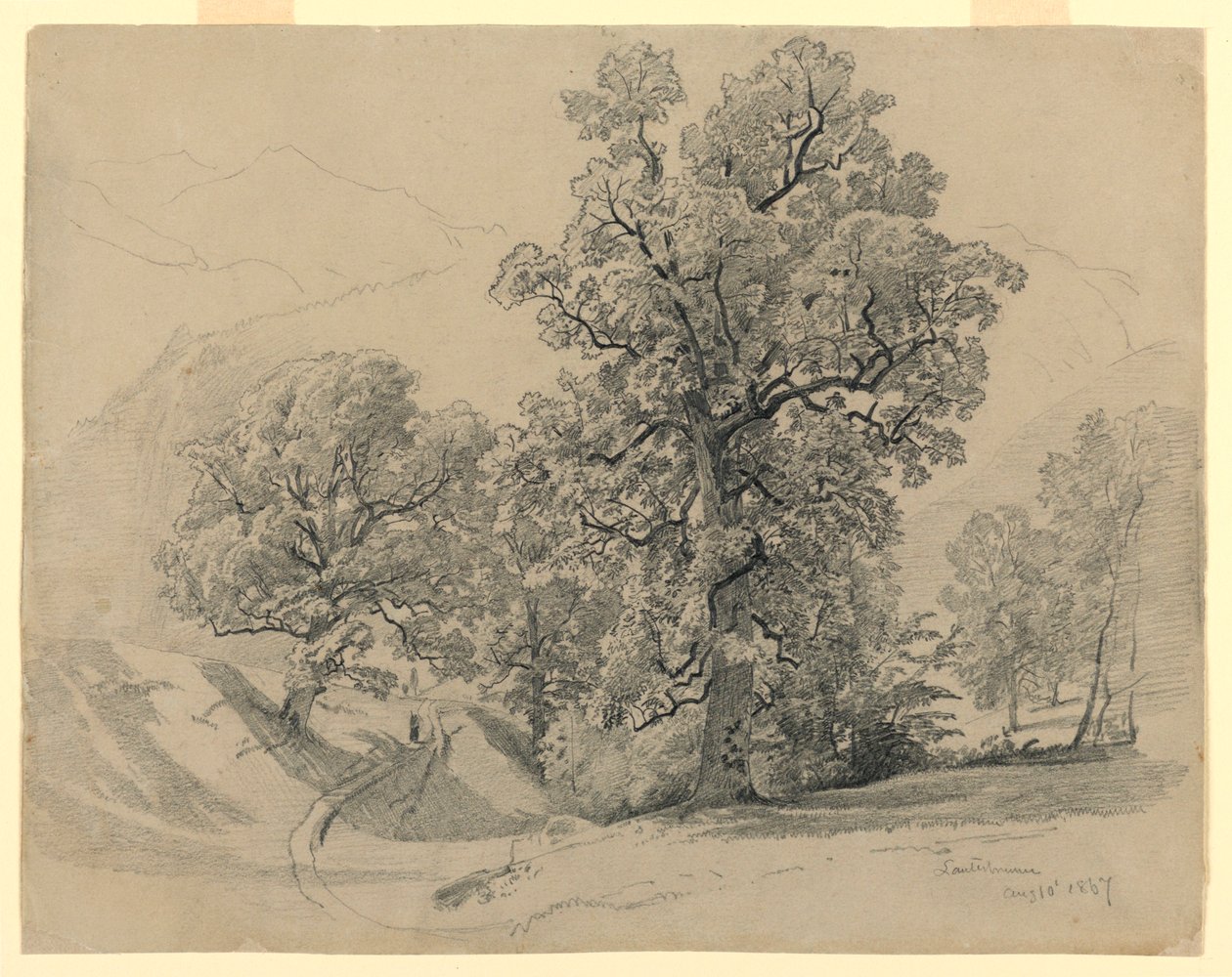 Manzara, Lauterbrunnen, İsviçre by William Trost Richards