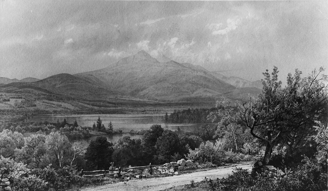 Chocorua Dağı ve Gölü, 1873. by William Trost Richards